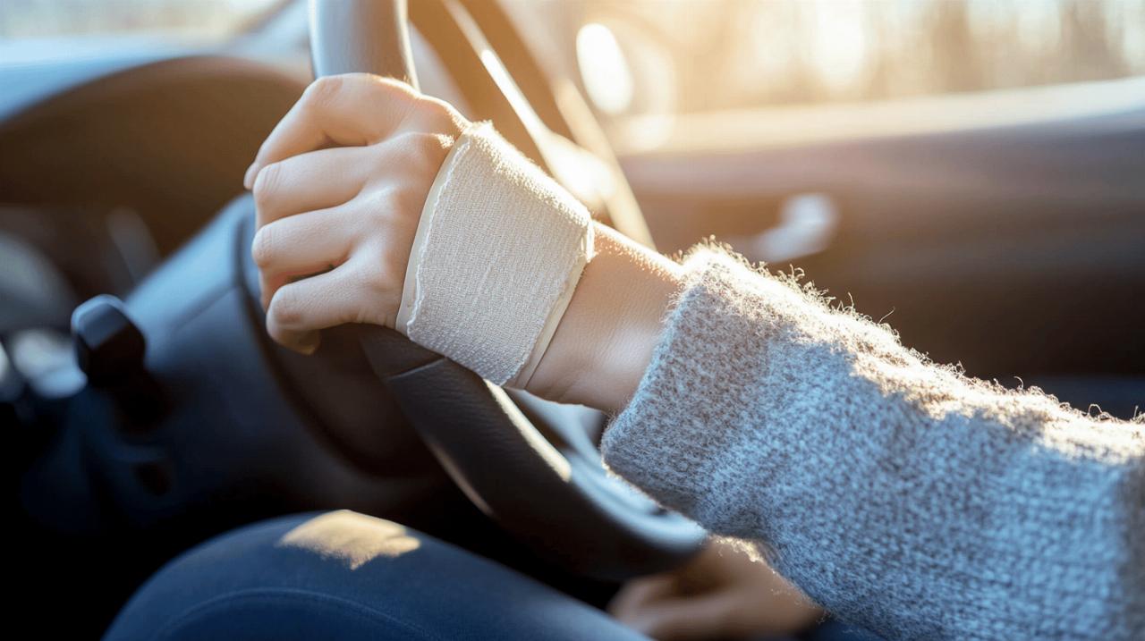 Conduire avec une attelle : Gerer l’anxiete et retrouver sa confiance au volant